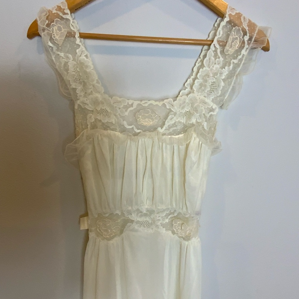 Cream Luxite Vintage Nightgown
